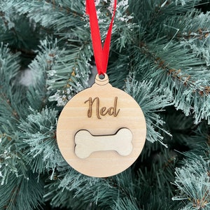 Personalised Dog Bone Ornament