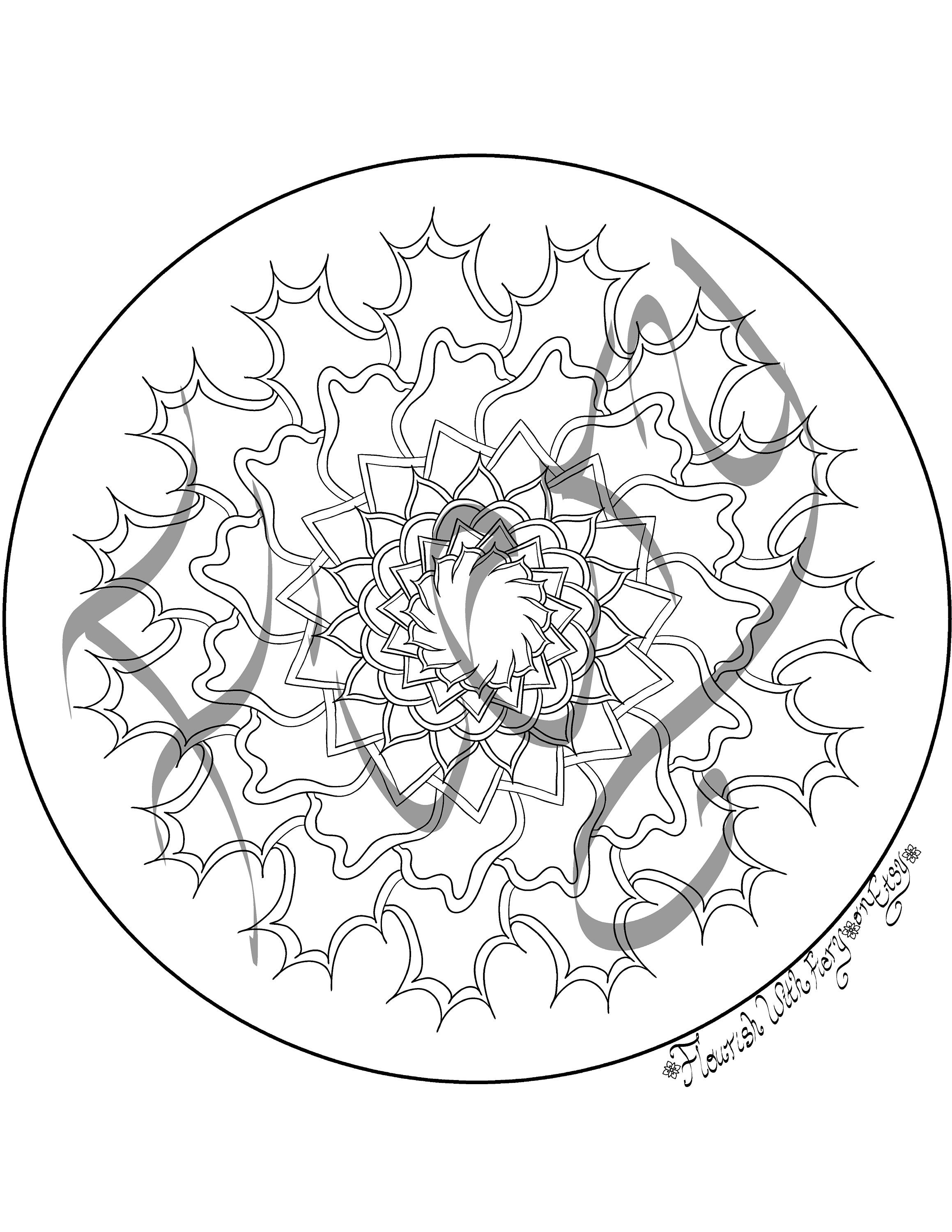 Coloring Pages for Adults, 10-pack Bundle 1 Destress, Stress Relief