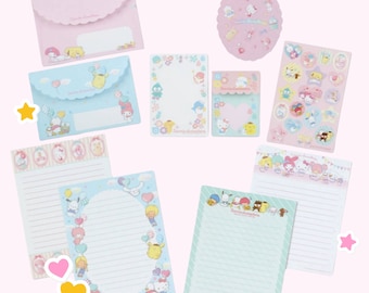 Sanrio Characters Letter Set Letter Envelope Paper Set Kawaii Anime My Melody Kurromi Hello Kitty Cute Holidays Gifts Cartoon Greeting Card