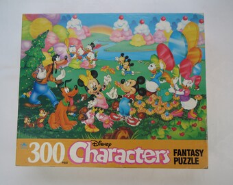 Vintage 64 Piece Walt Disney Vintage Puzzle , 1989s Complete