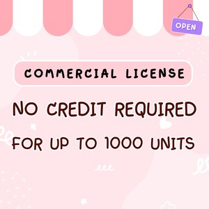 Commercial use License for sell up to 1000 Units