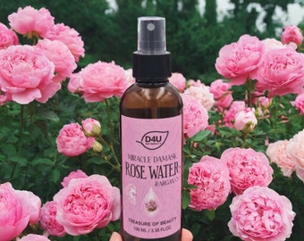 Eau de rose naturelle 100 % pure et bio