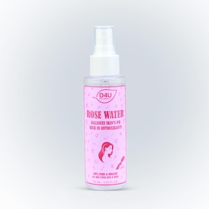 Agua de rosas 100% pura y biológica natural para MUJERES - COSMÉTICA