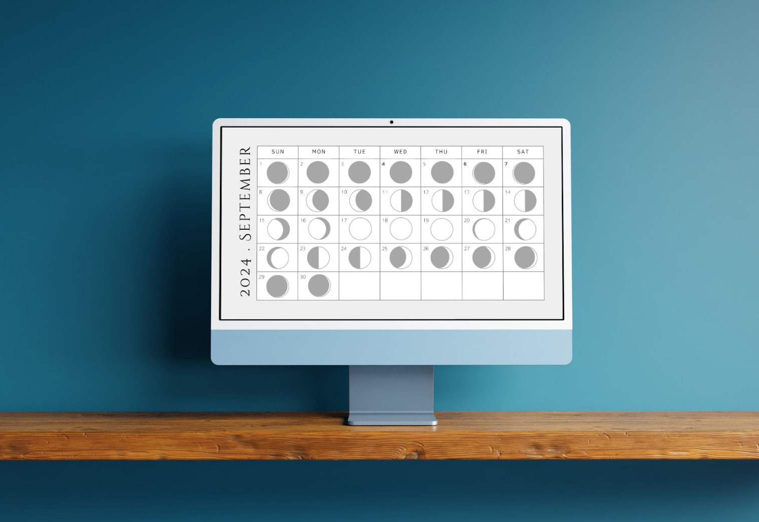 LUNAR CALENDAR 2024 PRINTABLE PDF FREE DOWNLOAD visual data 5