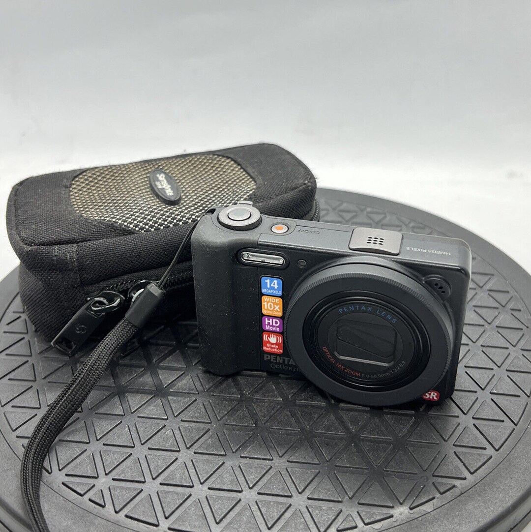 Pentax Optio Rz10 14.1mp Compact Digital Camera Black - Etsy
