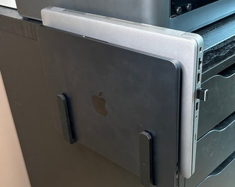 Supporto per laptop sotto la scrivania - Supporto verticale per laptop - Archiviazione per computer