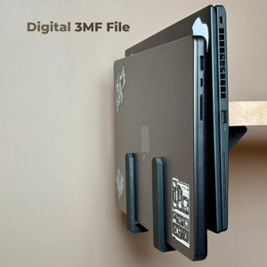 Dual Vertical Laptop Mount, Under Desk Macbook Stand *Digital Only*