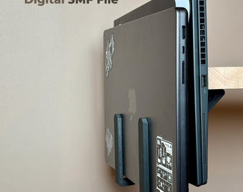 Dual Vertical Laptop Mount, Under Desk Macbook Stand *Digital Only*