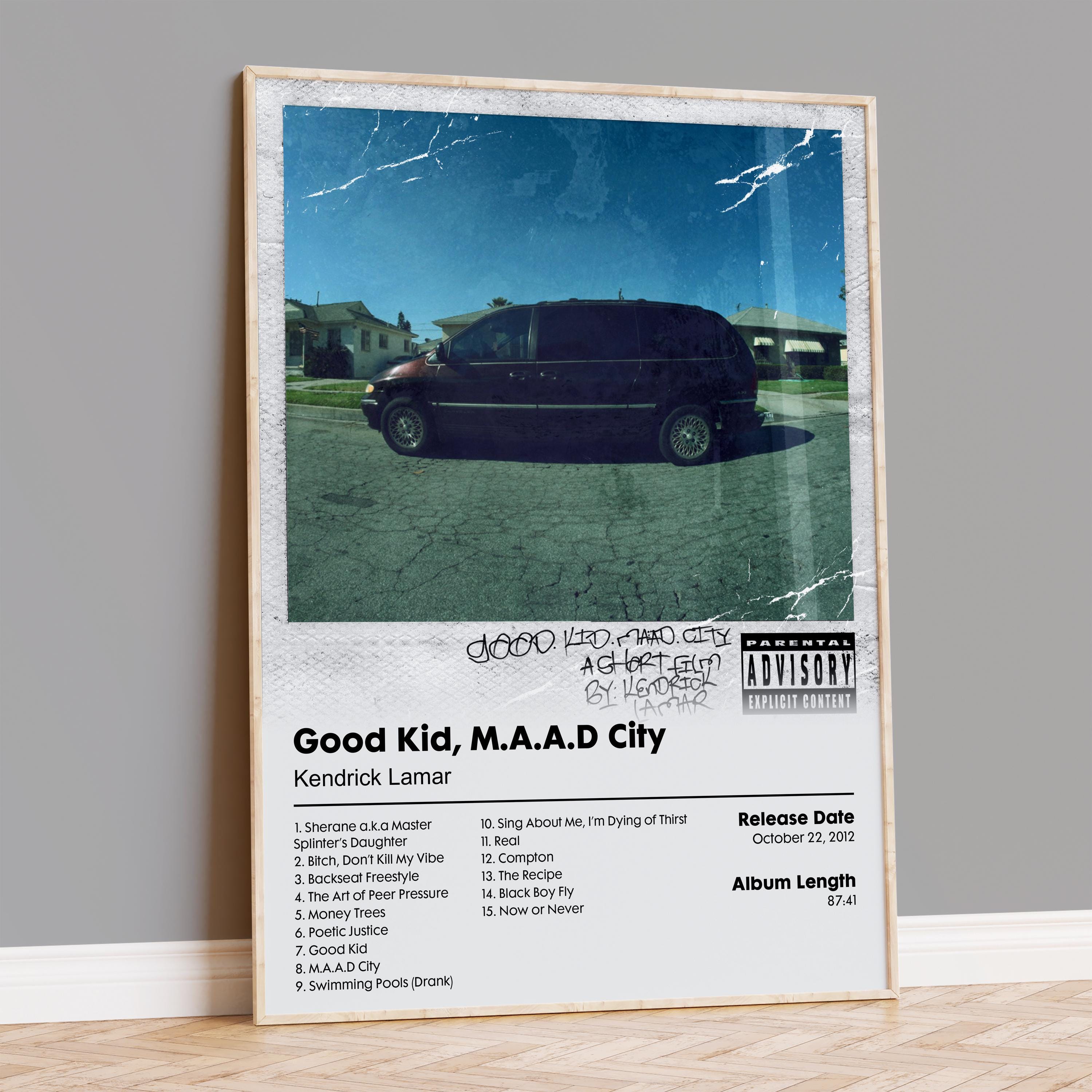 Kendrick Lamar, good kid, m.A.A.d city – Stephen Wilson Studio, image size:2999x2999