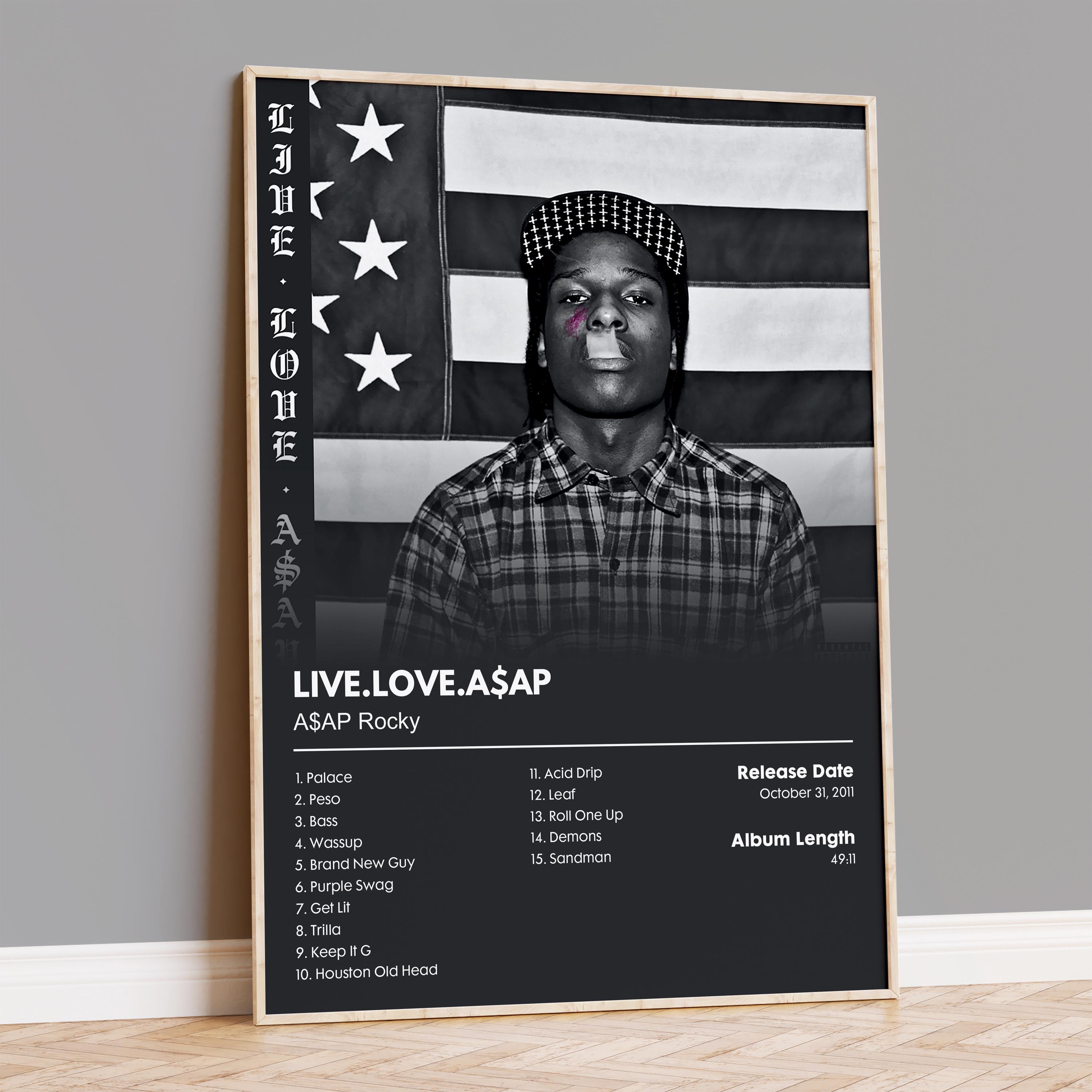 Asap Rocky - Live Love Asap - Album Poster Print - Etsy