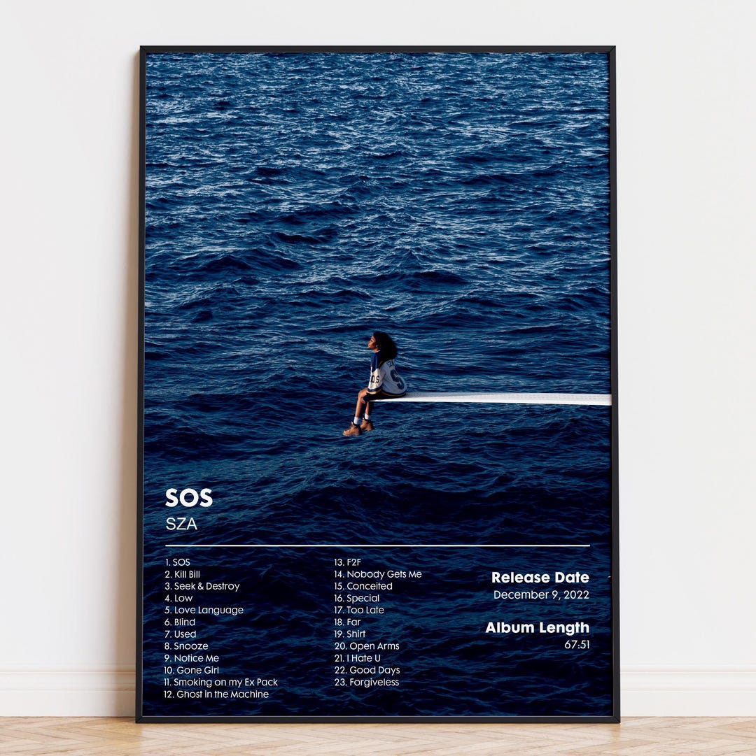 SZA - SOS - Album Poster Print - Etsy 日本
