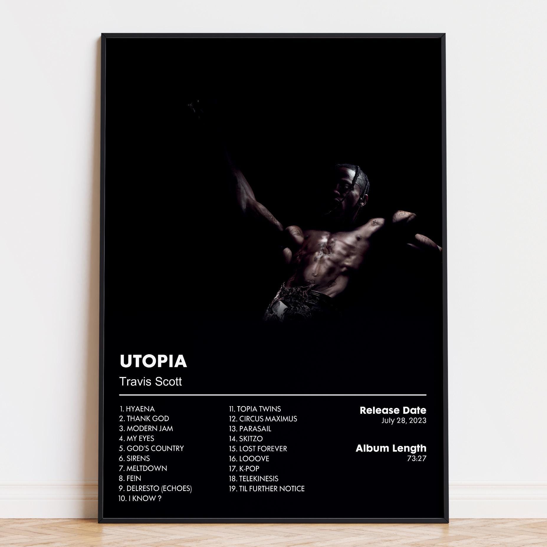 Travis Scott - UTOPIA - Album Poster Print - Etsy
