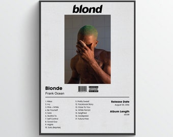 Frank Ocean - Blonde - Album Poster