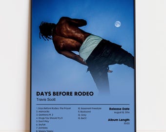 Travis Scott Days Before Rodeo 2LP Vinyl Limited Black 12