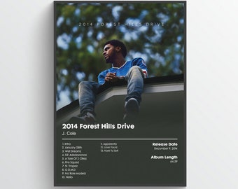 J. Cole - 2014 Forest Hills Drive - Album Poster