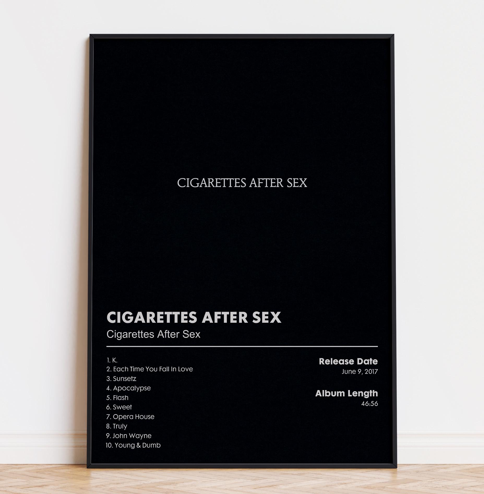 Cigarettes After Sex - Album Poster Print - Etsy