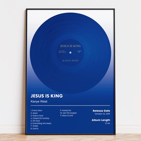 KANYE WEST JESUS IS KING 青色レコード Kanye West - 
