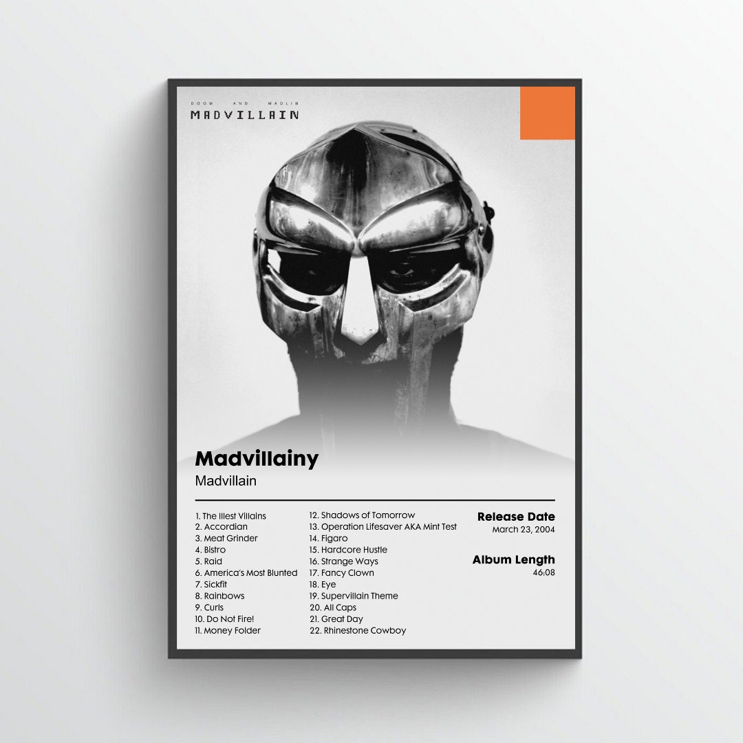 新品 Madvillain / Madvillainy (Poster) Madvillain - Madvillainy - Album Poster - Etsy