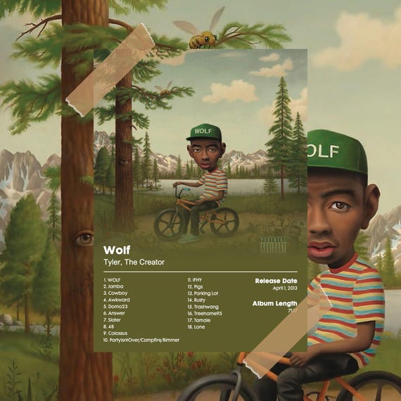 Tyler The Creator Wolf Tyler The Creator WOLF