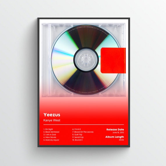 Kanye West - YEEZUS - Album Poster - Etsy