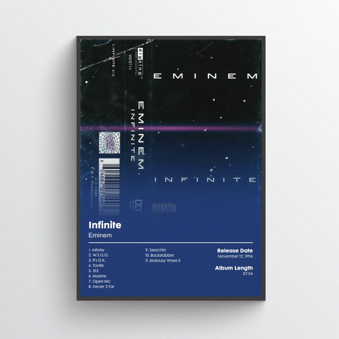 Eminem Infinite Album Poster Etsy