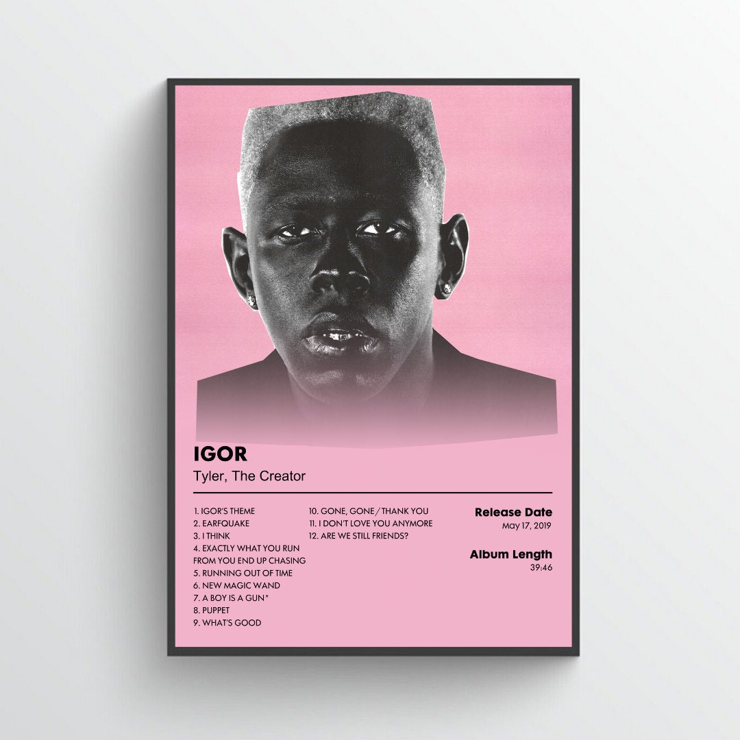 Tyler The Creator Igor Album Poster Etsy UK