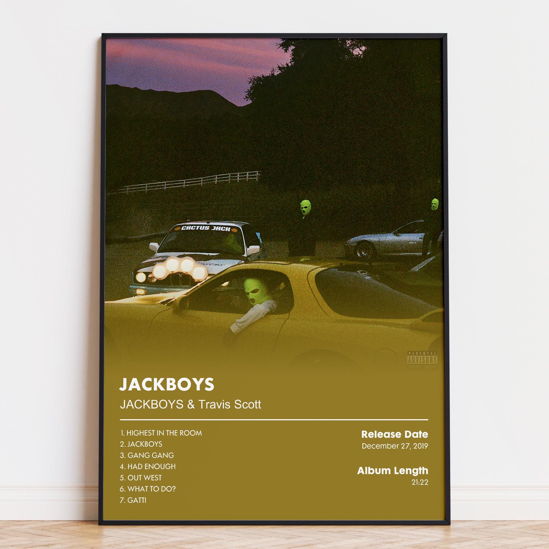 Jackboys & Travis Scott - Jackboys - Album Poster Print - Etsy