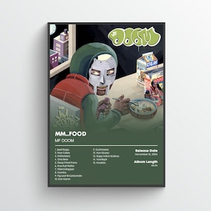 Mf Doom - Mm..Food - Album Poster