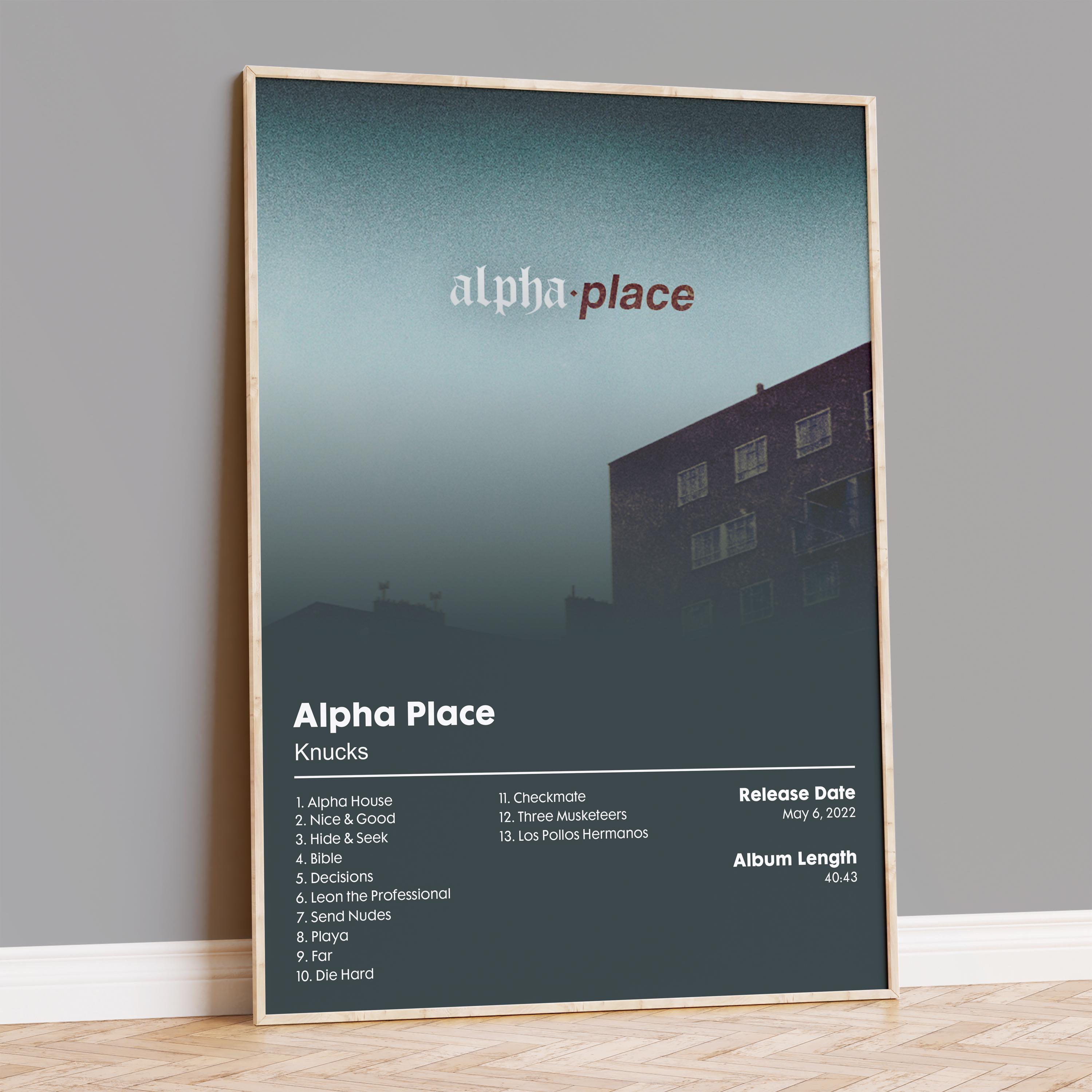 Knucks - Alpha Place - Album Poster Print - Etsy