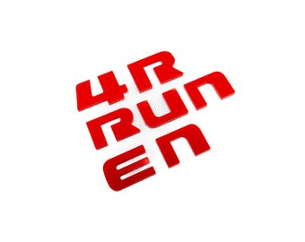 For 2025 Toyota 4Runner 6th Gen Acrylic Dash Letters ONLY