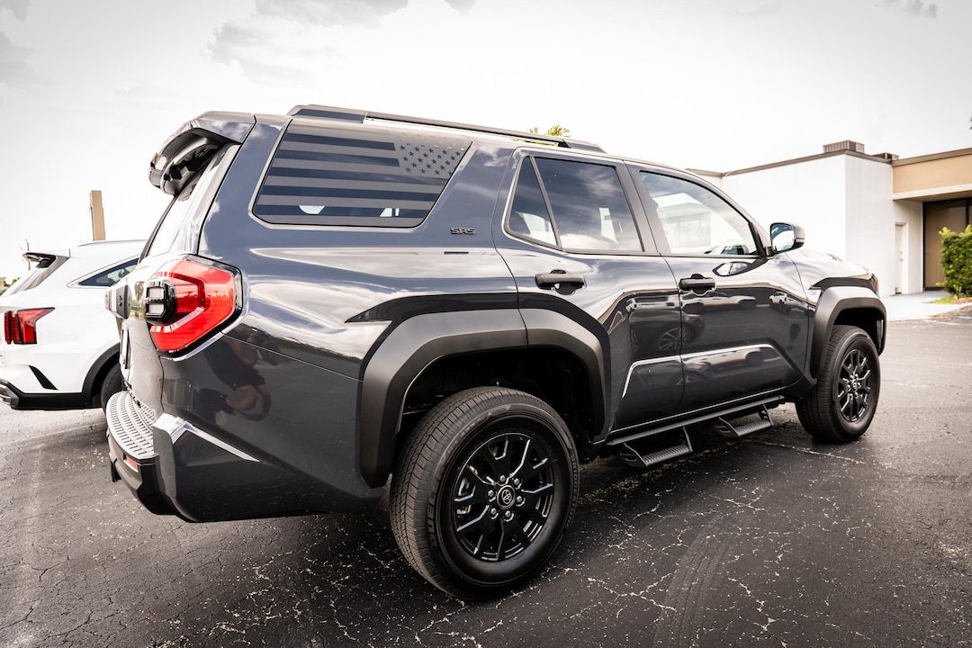 For 2025 Toyota 4runner 6th Gen American Flag Window Overlays Decals ...