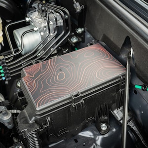 Toyota 4Runner 6e generatie 2025 topografische kaart zekeringkast bestuurderszijde: