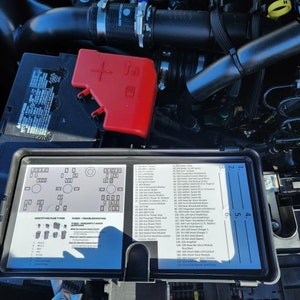 Bronco Fuse Label Kit for 2021 2022 2023 2024 for Ford Under Hood Under Steering