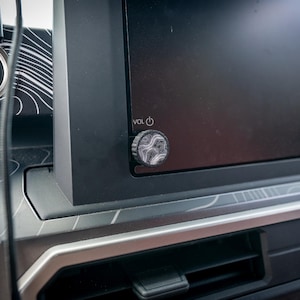 Custom Printed Radio Knob for 2024 Toyota Tacoma 8 Inch, 2025 Toyota 4Runner 8 Inch, 2024 Land Cruiser Interior Upgrade