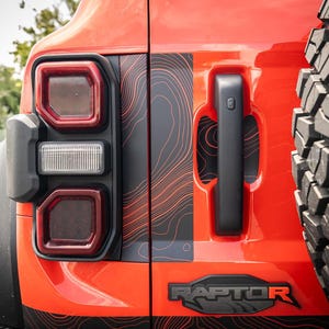 2021+ Bronco Safari Topographic Middle Tailgate Overlays