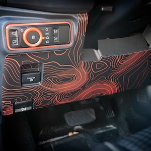 2021+ Bronco Topographic Under Steering - Decals Stickers