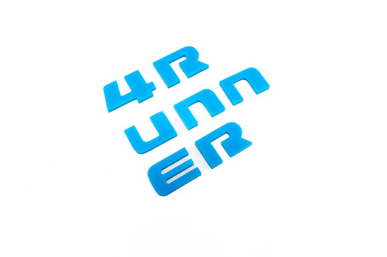 2025 Toyota 4runner 6th Gen Acrylic Dash Letters ONLY - Etsy