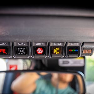 Para Ford Bronco, etiquetas de interruptor auxiliar: Ranger Raptor, F150 Raptor
