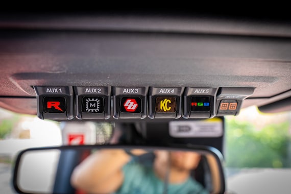 For Ford Bronco Auxiliary Switch Labels: Ranger Raptor, F150 Raptor
