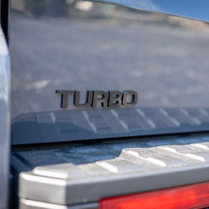 2025 Toyota 4Runner Turbo Acrylic Emblem 6th Gen 6th Generation