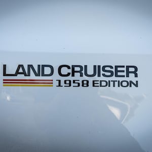 2024 Toyota Land Cruiser 1958 Edition Rear Fender Decals