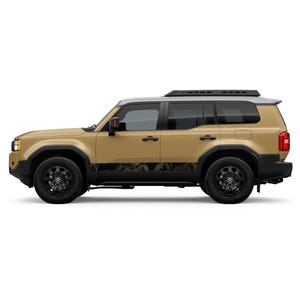 2024 Toyota Land Cruiser Topographische Karte Untere Türschutz Abziehbilder Grafiken