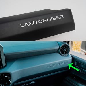 2024 Toyota Land Cruiser 1958 Passenger Side Dash Inlays Decals Graphics Inserts