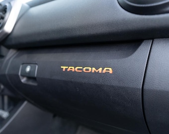 2016-2023 Toyota Tacoma Glovebox Overlays Vinyl Decal - 3rd Generation