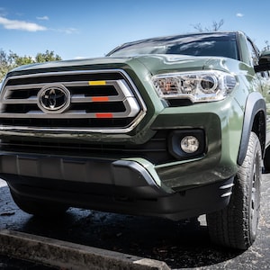 2016-2023 Toyota Tacoma Tri Bar Heritage TRD Style Grille Overlays
