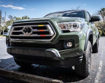 2016-2023 Toyota Tacoma Tri Bar Heritage TRD Style Grille Overlays
