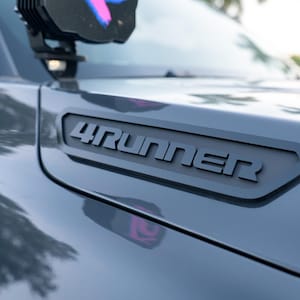 2025 4Runner Hood Side Emblems | Toyota 4Runner Fender Badges | 6th Gen 4Runner Exterior Trim | Pair 2026