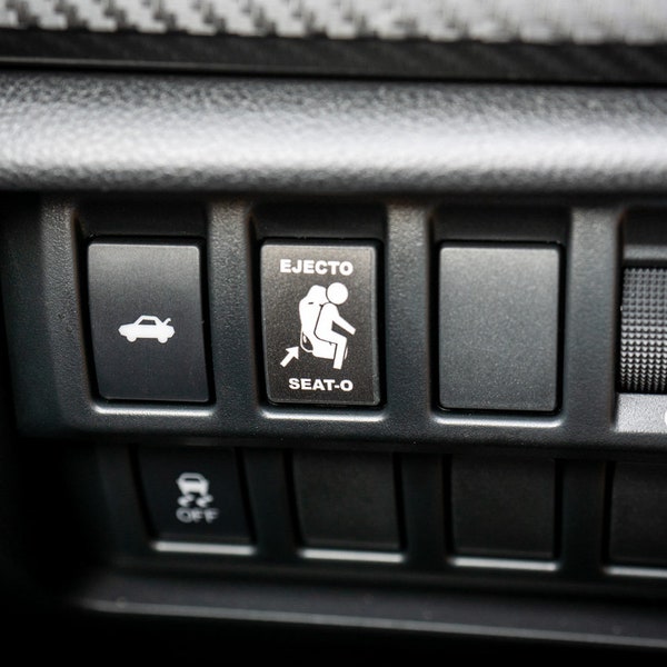 2022 WRX Ejecto Seato Blank Button Cover Sticker Decal (2023)