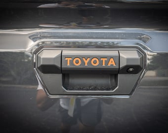 For 2024 Toyota Tacoma 4th Gen Tailgate Handle Letters Stickers Decals Emblem Logo