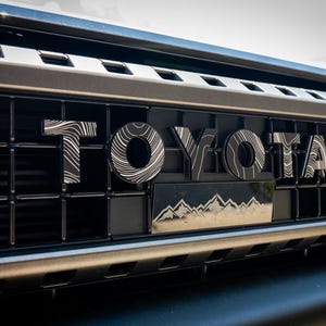 2024 Toyota Land Cruiser Topographic Grille Letter Overlays 2025